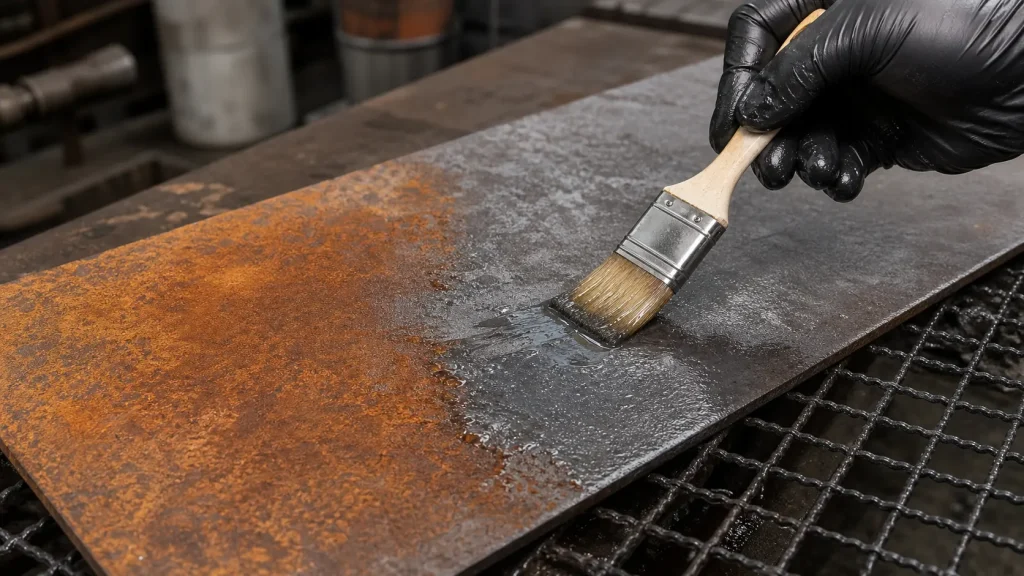 Phosphoric acid untuk rust remover dan surface treatment logam