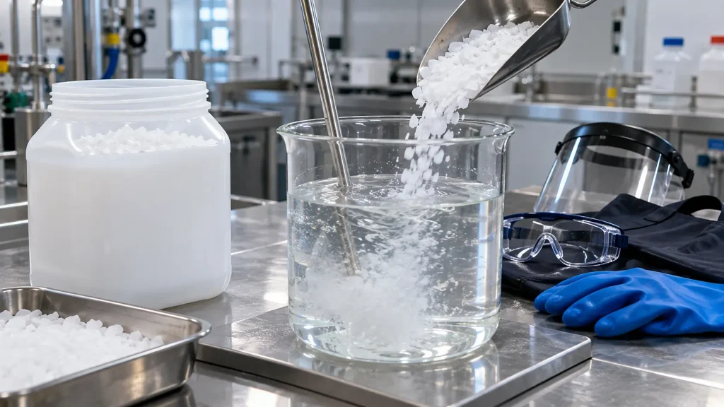 Cara Melarutkan Caustic Soda dengan Benar agar Aman dan Efektif